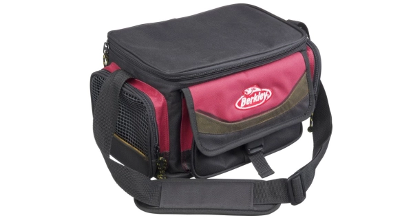 BERKLEY - Přívlačová taška System Bag Red-Black M