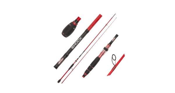BERKLEY - Přívlačový prut Lighting Shock Red Spin MH 2,7 m 15-45 g