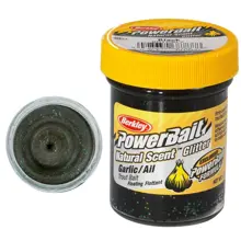 BERKLEY - Pstruhové těsto PowerBait Trout Bait Natural Glitter 50 g Česnek