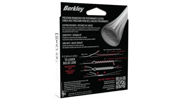 BERKLEY - Spékaná šňůra Forward Crystal 0,08 mm 3,9 kg 150 m