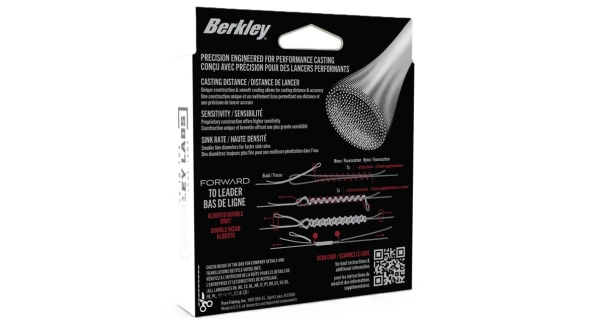 BERKLEY - Spékaná šňůra Forward Crystal 0,20 mm 10,5 kg 150 m