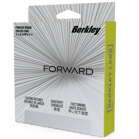 BERKLEY - Spékaná šňůra Forward Flame Green 0,12 mm 3,9 kg 150 m