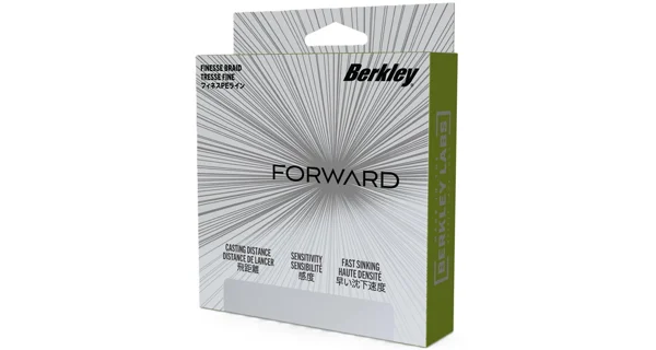 BERKLEY - Spékaná šňůra Forward Low-Vis Green 0,08 mm 3,9 kg 150 m