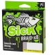 BERKLEY - Splétaná šňůra SicK Braid Hi-Vis Žlutá 0,10 mm 7,5 kg 150 m