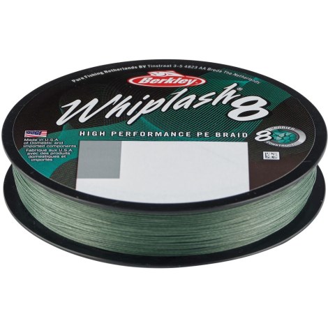 BERKLEY - Splétaná šňůra Whiplash 8 Green 0,08 mm 12,9 kg 150 m