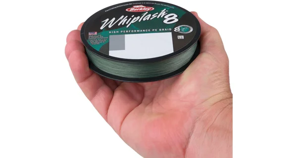 BERKLEY - Splétaná šňůra Whiplash 8 Green 0,20 mm 27,7 kg 150 m