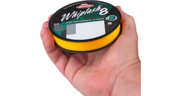 BERKLEY - Splétaná šňůra Whiplash 8 Yellow 0,25 mm 40 kg 150 m