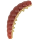 BERKLEY - Vosí larva PowerBait Honey Worm 2,5 cm 55 ks Červená žlutá