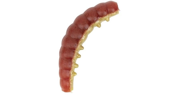 BERKLEY - Vosí larva PowerBait Honey Worm 2,5 cm 55 ks Červená žlutá