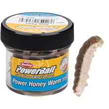 BERKLEY - Vosí larva PowerBait Honey Worm 2,5 cm 55 ks Šedá perleť