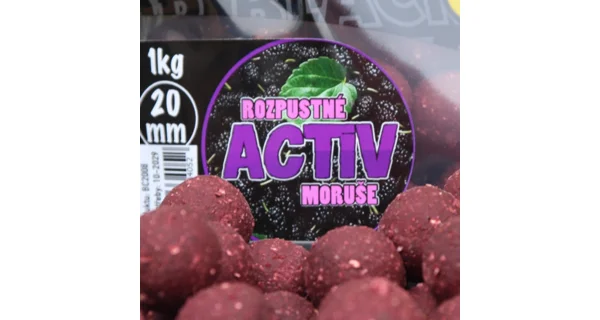 BLACK CARP - Boilies Activ 20 mm 1 kg Moruše
