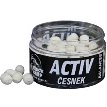 BLACK CARP - Boilies Balanced Activ 10 mm 50 g Česnek