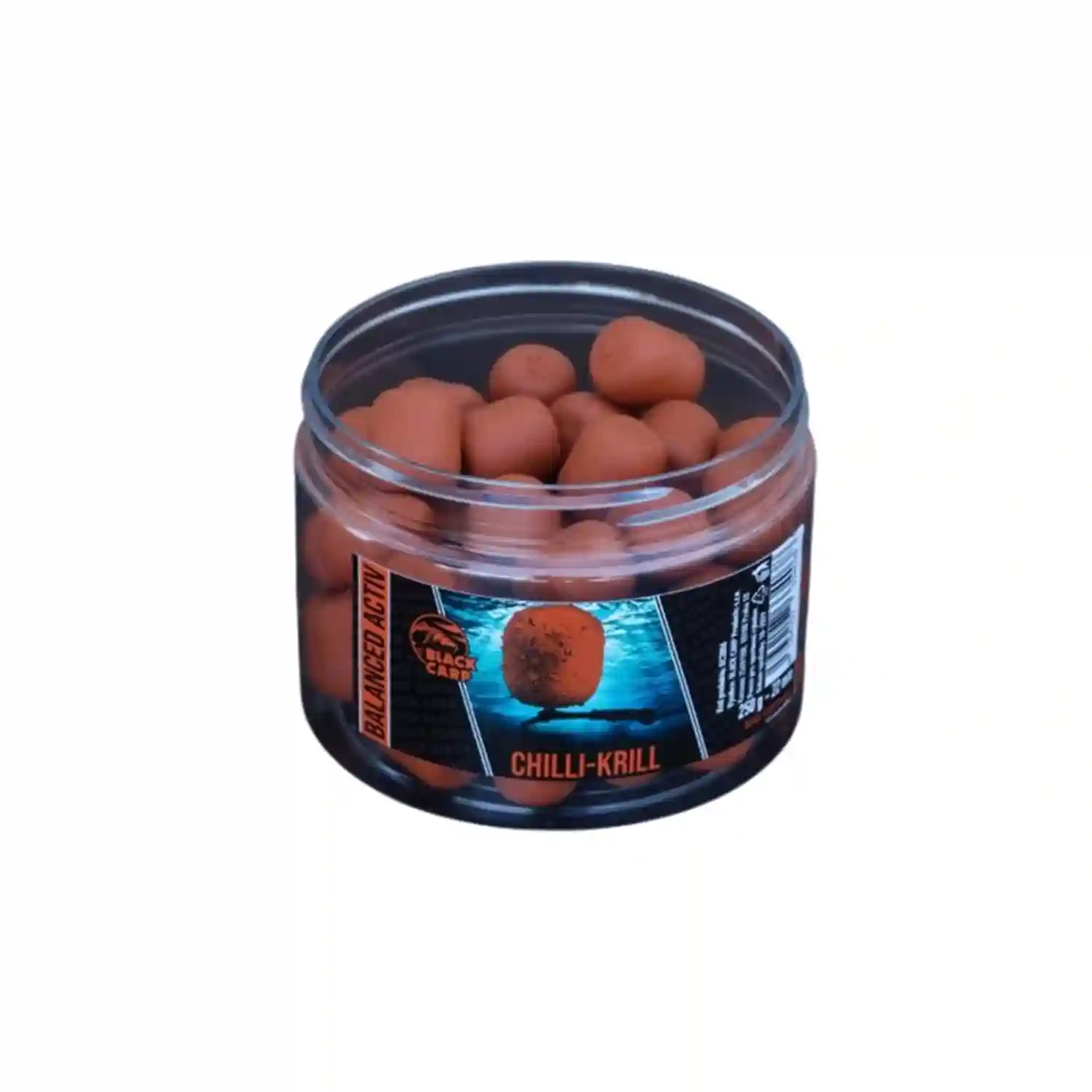 BLACK CARP BLACK CARP - Boilies Balanced Activ 22 mm 250 g Chilli Krill
