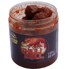 BLACK CARP - Dipované boilies 20 mm 150 g Chilli Krill
