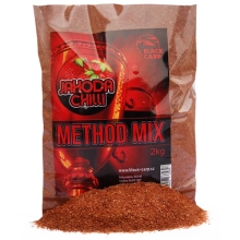 BLACK CARP - Krmítková směs Method Mix 2 kg Jahoda Chilli