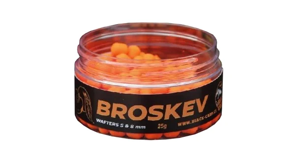 BLACK CARP - Nástraha Wafters Method 5-8 mm 25 g Broskev