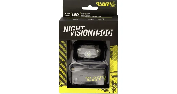 BLACK CAT - Čelovka Night Vision 1500