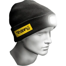 BLACK CAT - Čepice čelovka LED Lancer Beanie Uni - dobíjecí