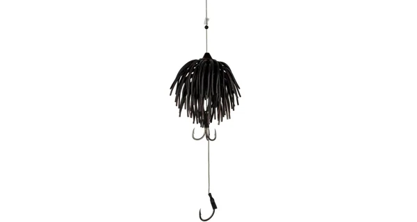 BLACK CAT - Chobotnička Real Worm Teaser Red Flash 160 g
