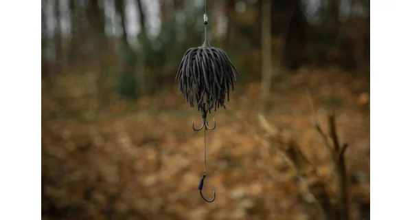 BLACK CAT - Chobotnička Real Worm Teaser Red Flash 160 g