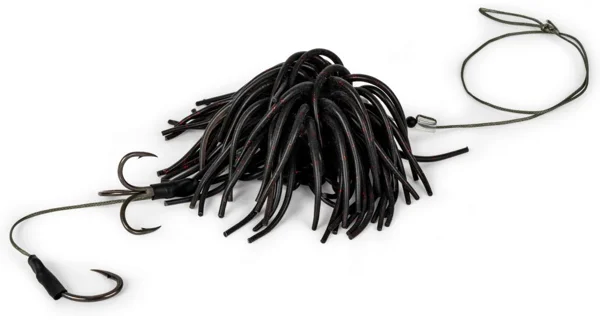 BLACK CAT - Chobotnička Real Worm Teaser Red Flash 160 g