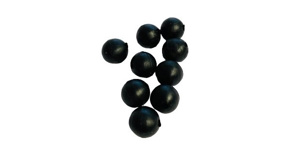 BLACK CAT - Gumové kuličky Rubber Shock Bead 10 mm 10 ks