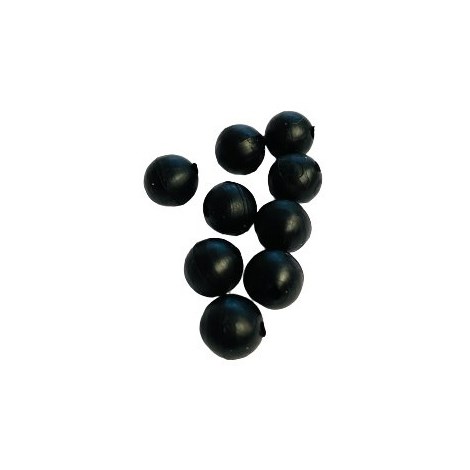 BLACK CAT - Gumové kuličky Rubber Shock Bead 10 mm 10 ks