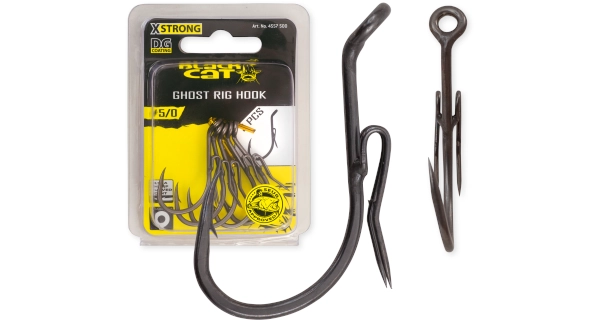 BLACK CAT - Háček Ghost Rig DG Coating 5/0 5 ks