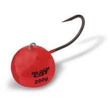 BLACK CAT - Jigová Hlavička Fire-Ball red 6/0 160 g