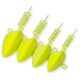 BLACK CAT - Jigová hlavička Jig Head 28 g 2 ks Fluo žlutá
