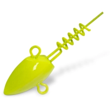 BLACK CAT - Jigová hlavička Jig Head 28 g 2 ks Fluo žlutá