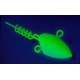 BLACK CAT - Jigová hlavička Jig Head 45 g 2 ks Fluo žlutá