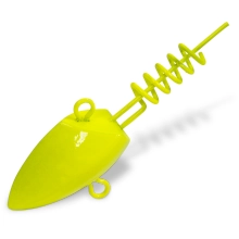BLACK CAT - Jigová hlavička Jig Head 60 g 2 ks Fluo žlutá