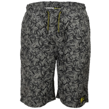 BLACK CAT - Kraťasy Beach Shorts Grey Black vel. S