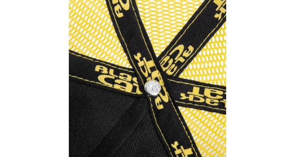 BLACK CAT - Kšiltovka Black and Yellow Trucker Cap