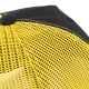 BLACK CAT - Kšiltovka Black and Yellow Trucker Cap