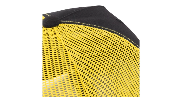 BLACK CAT - Kšiltovka Black and Yellow Trucker Cap