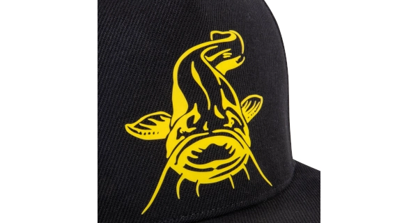BLACK CAT - Kšiltovka Black Flat Peak Cap