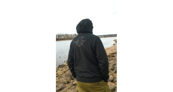 BLACK CAT - Mikina Black Hoody vel. 2XL