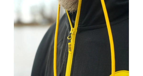 BLACK CAT - Mikina Black Zipped Hoody vel. 2XL