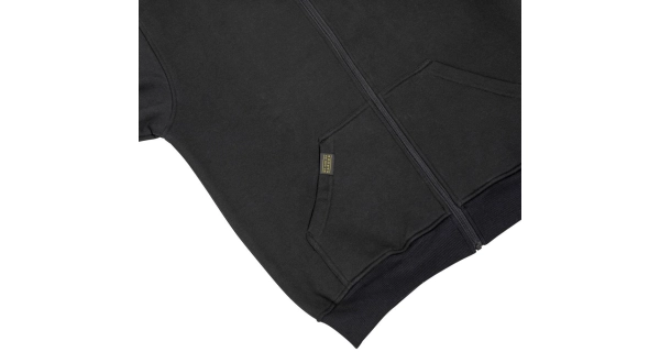 BLACK CAT - Mikina Cat Zipper Black vel. XL