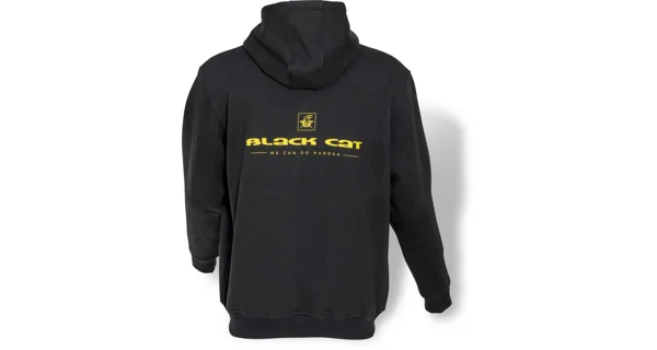 BLACK CAT - Mikina Cat Zipper Black vel. XL