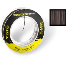 BLACK CAT - Návazcová Šňůra Front Zone Leader 0,8 mm 90 kg 50 m Černá
