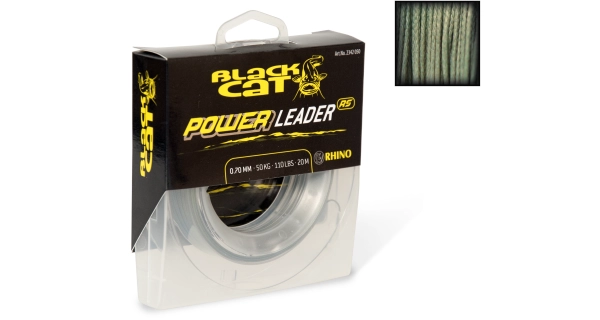 BLACK CAT - Návazcová šňůra Power Leader 1,4 mm 150 kg 20 m