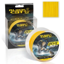 BLACK CAT - Pletená šňůra Zeus Line G2 Žlutá 0,55 mm 69 kg 250 m