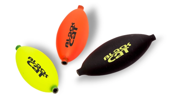 BLACK CAT - Podvodní splávek Micro U-Float 3,5 g 3 ks Černý Oranžový Žlutý