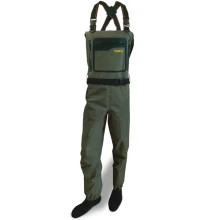 BLACK CAT - Prsačky Waders Green vel. XL