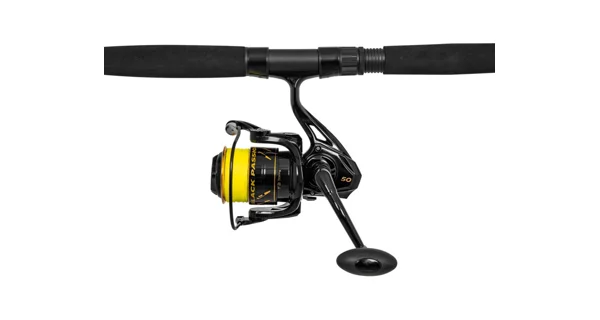 BLACK CAT - Prut Hard Core Combo Vertical Rod 1,8 m 240 g + Naviják Black Passion FD 50