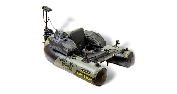 BLACK CAT - Sada Belly Boat Battle Boat 170 cm + Elektromotor BC 2400