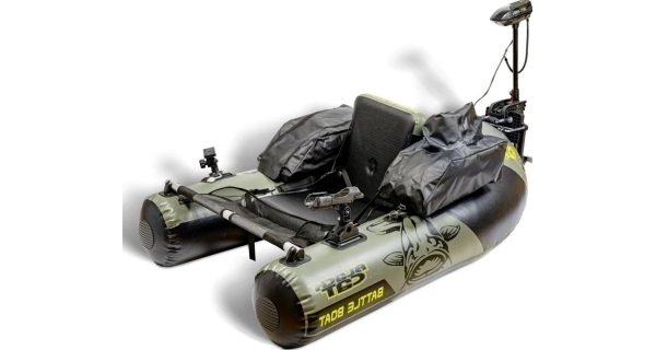 BLACK CAT - Sada Belly Boat Battle Boat 170 cm + Elektromotor BC 2400